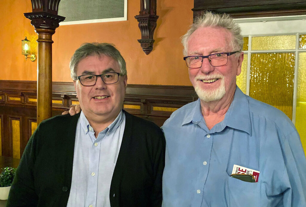 Thor Hansen og Harry Simonsen i Fredly Borettslag