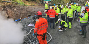 Inviterer til å se ledningsfornyelse med tettilsluttet rør på Nøtterøy