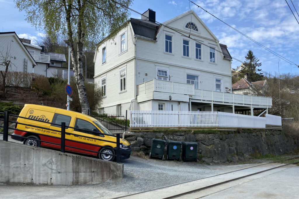 Sparte store kostnader ved å rørfornye falleferdig stikkledning