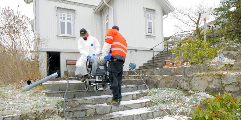 Rørfornying av stikkledningen sparte boligeier for store inngrep