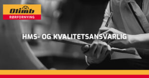 Olimb Rørfornying AS søker HMS- og kvalitetsansvarlig