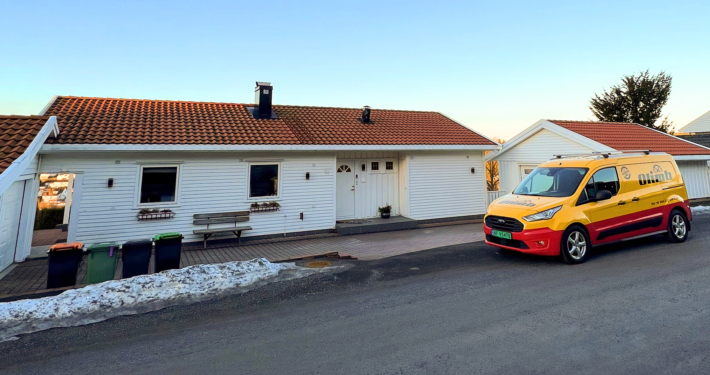 Fornying av privat avløpsrør for huseier i Porsgrunn