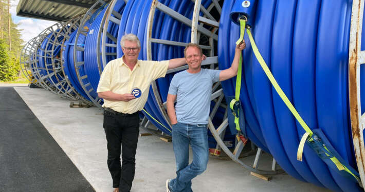 Hallingtreff-veteranene Peer-Christian Nordby og Svein Rune Myhre vil slå et slag for fornyelse av vannledningsnettet i jubileumsåret 2022.