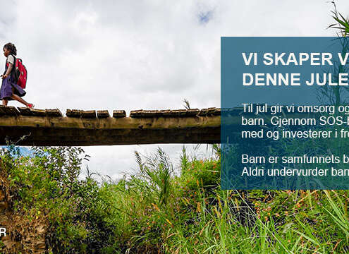 Vi bidrar til å skape endringer endringer gjennom SOS barnebyer.