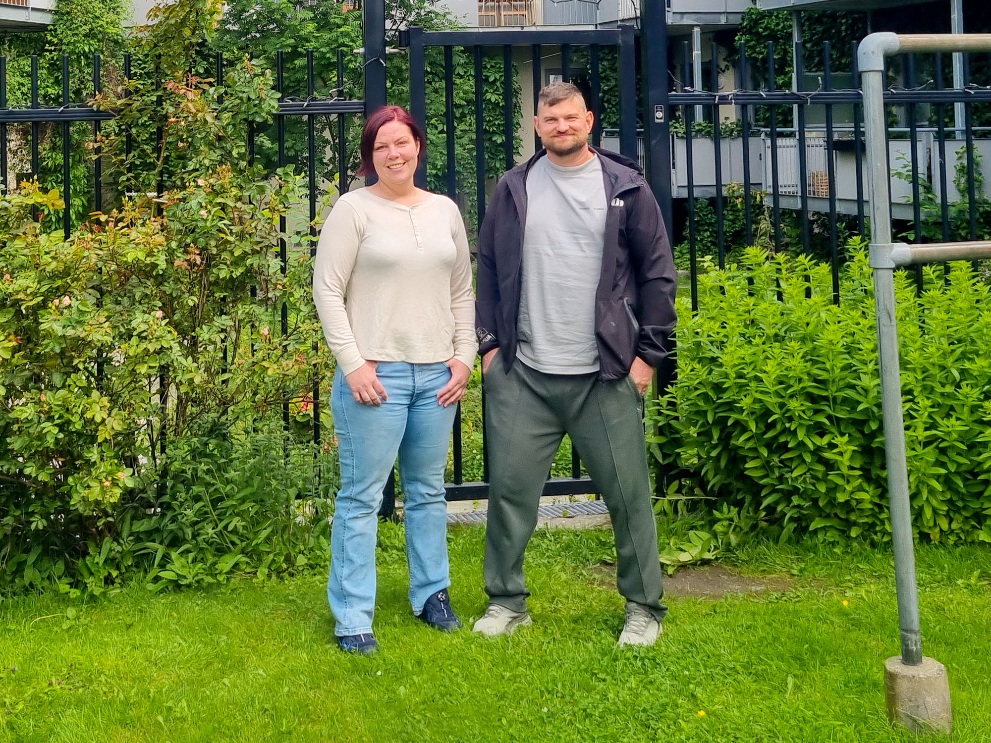 Styreleder Malin Schei og prosjektleder Tor Eirik Hermansen